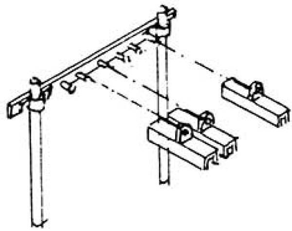 Weinert 7214 - Rollenhalter mit Einzelhauben